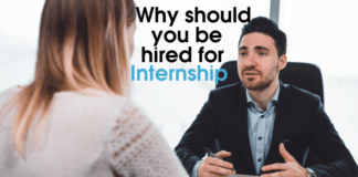 why should you be hired for this internship