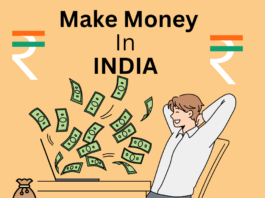 Make money online in india