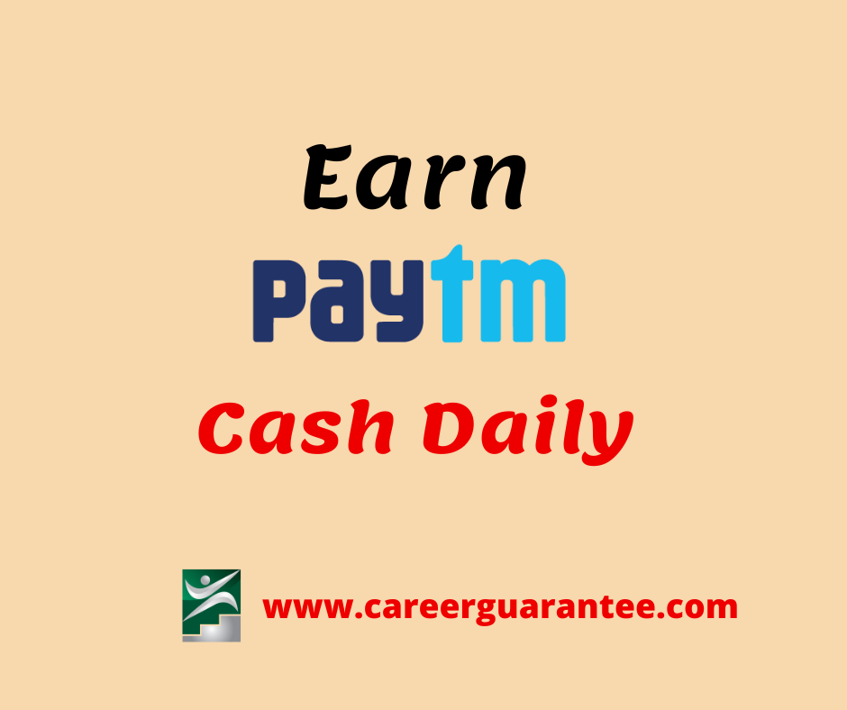 paytm cash earning websites
