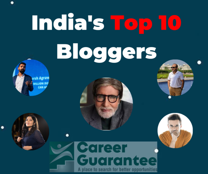 top 10 bloggers in India